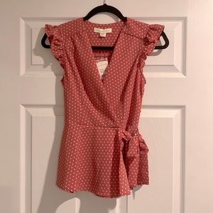 **NWT** Pink Blouse - Size Small